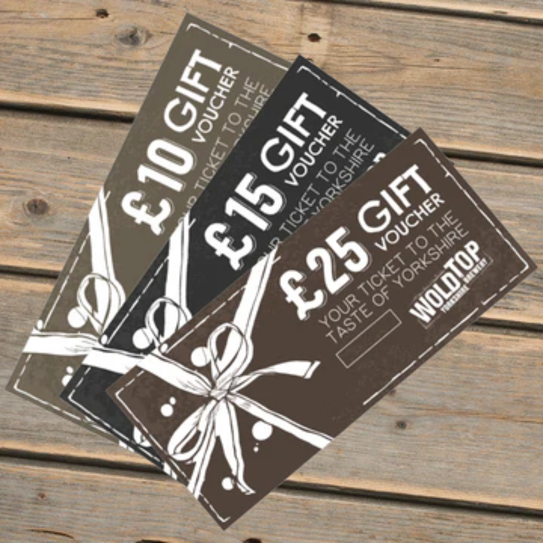 Wold Top Brewery Gift Card Voucher